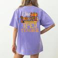 One Thankful Sped Teacher Cute Thanksgiving Women Women's Comfort Colors T-Shirt Back Print Violet One Thankful Sped Teacher Cute Thanksgiving Women Women's Comfort Colors T-Shirt Back Print Violet