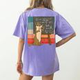Otter Professor Teacher Teaching Maths Mathematics Women's Comfort Colors T-Shirt Back Print Violet Otter Professor Teacher Teaching Maths Mathematics Women's Comfort Colors T-Shirt Back Print Violet