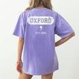 Oxford Comma English Teacher Shirt T-Shirt Women's Comfort Colors T-Shirt Back Print Violet Oxford Comma English Teacher Shirt T-Shirt Women's Comfort Colors T-Shirt Back Print Violet