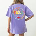 Paras Make It Possible Paraprofessional Teacher Assistant Women's Comfort Colors T-Shirt Back Print Violet