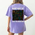 What Part Of Don't You Understand Math Teacher Women's Comfort Colors T-Shirt Back Print Violet What Part Of Don't You Understand Math Teacher Women's Comfort Colors T-Shirt Back Print Violet