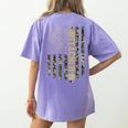 Patriotic Teacher American Flag Camouflage 4th Of July Camo Women's Comfort Colors T-Shirt Back Print Violet Patriotic Teacher American Flag Camouflage 4th Of July Camo Women's Comfort Colors T-Shirt Back Print Violet