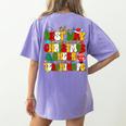 PE Teacher Christmas Holiday Women's Comfort Colors T-Shirt Back Print Violet PE Teacher Christmas Holiday Women's Comfort Colors T-Shirt Back Print Violet