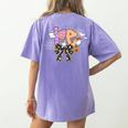 PE Teacher Coach Coquette Ghost Halloween Physical Education Women's Comfort Colors T-Shirt Back Print Violet PE Teacher Coach Coquette Ghost Halloween Physical Education Women's Comfort Colors T-Shirt Back Print Violet