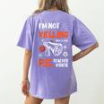 PE Teacher Voice PE Teacher School Fitness Class Women's Comfort Colors T-Shirt Back Print Violet PE Teacher Voice PE Teacher School Fitness Class Women's Comfort Colors T-Shirt Back Print Violet