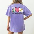 Peace Love Visuals Special Education Teacher Dream Team Women's Comfort Colors T-Shirt Back Print Violet Peace Love Visuals Special Education Teacher Dream Team Women's Comfort Colors T-Shirt Back Print Violet