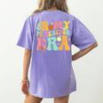 In My Physical Education Era PE Teacher Women Men Women's Comfort Colors T-Shirt Back Print Violet In My Physical Education Era PE Teacher Women Men Women's Comfort Colors T-Shirt Back Print Violet