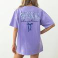 Physical Education PE Teacher PHYS Ed Student Graduation Women's Comfort Colors T-Shirt Back Print Violet