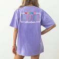 Physical Education PE Teacher Phys Ed Student Graduation Women's Comfort Colors T-Shirt Back Print Violet Physical Education PE Teacher Phys Ed Student Graduation Women's Comfort Colors T-Shirt Back Print Violet