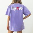 Pi Day Inspire 314 Symbol Math Teacher Science Mathematics Women's Comfort Colors T-Shirt Back Print Violet