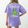 Pi Day Puns Pithon Math Teacher Jokes Women Men Kids Women's Comfort Colors T-Shirt Back Print Violet Pi Day Puns Pithon Math Teacher Jokes Women Men Kids Women's Comfort Colors T-Shirt Back Print Violet
