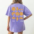 Pizza Slice Fraction Math Teacher Back To School Educational Women's Comfort Colors T-Shirt Back Print Violet Pizza Slice Fraction Math Teacher Back To School Educational Women's Comfort Colors T-Shirt Back Print Violet