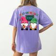 Poly-Gnome-Ials Algebra Teacher Calcul Teacher Women's Comfort Colors T-Shirt Back Print Violet