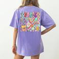 Pre K Back To School Teacher Student Men Women Kids Women's Comfort Colors T-Shirt Back Print Violet Pre K Back To School Teacher Student Men Women Kids Women's Comfort Colors T-Shirt Back Print Violet
