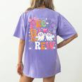 Pre-K Boo Crew Pre-K Teacher Student Kids Halloween Women's Comfort Colors T-Shirt Back Print Violet Pre-K Boo Crew Pre-K Teacher Student Kids Halloween Women's Comfort Colors T-Shirt Back Print Violet