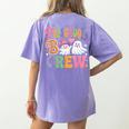 Preschool Boo Crew Preschool Teacher Student Halloween Women's Comfort Colors T-Shirt Back Print Violet Preschool Boo Crew Preschool Teacher Student Halloween Women's Comfort Colors T-Shirt Back Print Violet
