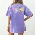 Preschool Squad Team Pre-K Crew Back To School Teacher Women's Comfort Colors T-Shirt Back Print Violet Preschool Squad Team Pre-K Crew Back To School Teacher Women's Comfort Colors T-Shirt Back Print Violet