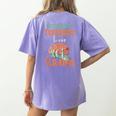 Psychology Teachers Love Brains Halloween For Psychologists Men Women Women's Comfort Colors T-Shirt Back Print Violet Psychology Teachers Love Brains Halloween For Psychologists Men Women Women's Comfort Colors T-Shirt Back Print Violet