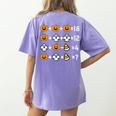 Pumpkin Ghost Equation Math Teacher Halloween Costume Women's Comfort Colors T-Shirt Back Print Violet Pumpkin Ghost Equation Math Teacher Halloween Costume Women's Comfort Colors T-Shirt Back Print Violet