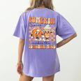 Pumpkin Spice Makes The Teacher Nice Teacher Graduation Women's Comfort Colors T-Shirt Back Print Violet Pumpkin Spice Makes The Teacher Nice Teacher Graduation Women's Comfort Colors T-Shirt Back Print Violet