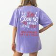 Punctuation Saves Lives I English Grammar Teacher Women's Comfort Colors T-Shirt Back Print Violet