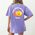Que Hace Un Pez Nada Spanish Teacher Bilingual Teacher Dual Women's Comfort Colors T-Shirt Back Print Violet Que Hace Un Pez Nada Spanish Teacher Bilingual Teacher Dual Women's Comfort Colors T-Shirt Back Print Violet