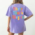 There Their They'Re English Class Grammar Joke Teacher Women's Comfort Colors T-Shirt Back Print Violet There Their They'Re English Class Grammar Joke Teacher Women's Comfort Colors T-Shirt Back Print Violet