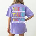 There Their They’Re Grammar Joke For English Teacher Student Women's Comfort Colors T-Shirt Back Print Violet There Their They’Re Grammar Joke For English Teacher Student Women's Comfort Colors T-Shirt Back Print Violet