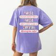 There Their They'Re Teacher English Grammar Police Women's Comfort Colors T-Shirt Back Print Violet There Their They'Re Teacher English Grammar Police Women's Comfort Colors T-Shirt Back Print Violet
