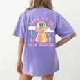 Take Me To Your Readers Alien Teacher Halloween Literacy Women's Comfort Colors T-Shirt Back Print Violet Take Me To Your Readers Alien Teacher Halloween Literacy Women's Comfort Colors T-Shirt Back Print Violet