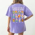 Reading Teacher How To Become a Better Reader Book Lover Fun Women's Comfort Colors T-Shirt Back Print Violet Reading Teacher How To Become a Better Reader Book Lover Fun Women's Comfort Colors T-Shirt Back Print Violet