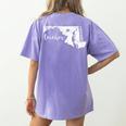 Red For Ed Maryland Teacher Public Education Women's Comfort Colors T-Shirt Back Print Violet Red For Ed Maryland Teacher Public Education Women's Comfort Colors T-Shirt Back Print Violet