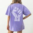 Redfored Shirt Red For Ed Protest Teachers Fist Women's Comfort Colors T-Shirt Back Print Violet