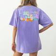 Representation Teacher Women School Class Representation Teacher Women's Comfort Colors T-Shirt Back Print Violet Representation Teacher Women School Class Representation Teacher Women's Comfort Colors T-Shirt Back Print Violet