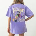 There's Room On My Broom For You Too Teacher Halloween Women's Comfort Colors T-Shirt Back Print Violet There's Room On My Broom For You Too Teacher Halloween Women's Comfort Colors T-Shirt Back Print Violet