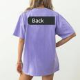 Retro ABCD Teacher Tour Kindergarten Teacher Back To School Women's Comfort Colors T-Shirt Back Print Violet
