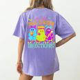Retro Are You Falloween Direction Teacher Spooky Halloween Women's Comfort Colors T-Shirt Back Print Violet