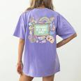 Retro Hooray It's Art Day Art Teacher Back To School Women Women's Comfort Colors T-Shirt Back Print Violet Retro Hooray It's Art Day Art Teacher Back To School Women Women's Comfort Colors T-Shirt Back Print Violet