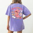 Retro Howdy Partners Cowgirl Cowboy Teacher Back To School Women's Comfort Colors T-Shirt Back Print Violet Retro Howdy Partners Cowgirl Cowboy Teacher Back To School Women's Comfort Colors T-Shirt Back Print Violet