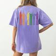 Retro Be Kind ASL Deaf Teacher Sign Language Gay Pride Women's Comfort Colors T-Shirt Back Print Violet Retro Be Kind ASL Deaf Teacher Sign Language Gay Pride Women's Comfort Colors T-Shirt Back Print Violet