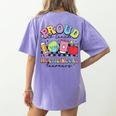 Retro Proud To Teach Multilingual Learners English Teacher Women's Comfort Colors T-Shirt Back Print Violet Retro Proud To Teach Multilingual Learners English Teacher Women's Comfort Colors T-Shirt Back Print Violet