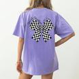 Retro Special Education Squad Coquette Bow SPED Teacher Women's Comfort Colors T-Shirt Back Print Violet