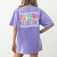 Retro Special Education Squad Groovy Dream Team SPED Teacher Women's Comfort Colors T-Shirt Back Print Violet Retro Special Education Squad Groovy Dream Team SPED Teacher Women's Comfort Colors T-Shirt Back Print Violet