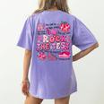 Rock The Test Testing Day Don't Stress Do Your Best Teacher For Men Women Girls Kids Women's Comfort Colors T-Shirt Back Print Violet Rock The Test Testing Day Don't Stress Do Your Best Teacher For Men Women Girls Kids Women's Comfort Colors T-Shirt Back Print Violet