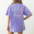 School Field Day Happy Field Day Tee Teacher Life Summer Women's Comfort Colors T-Shirt Back Print Violet School Field Day Happy Field Day Tee Teacher Life Summer Women's Comfort Colors T-Shirt Back Print Violet