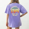Science Doesn't Care What You Believe Science Teacher Men Women Kids Women's Comfort Colors T-Shirt Back Print Violet Science Doesn't Care What You Believe Science Teacher Men Women Kids Women's Comfort Colors T-Shirt Back Print Violet
