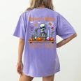 Science Is Magic Halloween Skeleton Students Teacher Women's Comfort Colors T-Shirt Back Print Violet Science Is Magic Halloween Skeleton Students Teacher Women's Comfort Colors T-Shirt Back Print Violet
