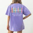 Science Teacher Definition For Women & Men Women's Comfort Colors T-Shirt Back Print Violet Science Teacher Definition For Women & Men Women's Comfort Colors T-Shirt Back Print Violet