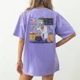 Science Teacher Halloween Shirt Zombie Chemistry Scientist Women's Comfort Colors T-Shirt Back Print Violet Science Teacher Halloween Shirt Zombie Chemistry Scientist Women's Comfort Colors T-Shirt Back Print Violet