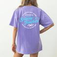 Science Teacher Must Haves Teach Science Teacher Women's Comfort Colors T-Shirt Back Print Violet